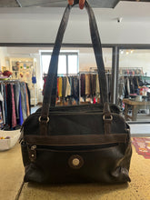 Load image into Gallery viewer, Mouflon Black and Brown Shoulder Purse

