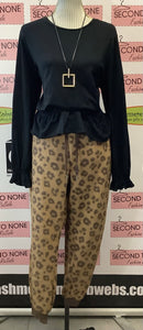 GAP Black Gathered Top (XL)