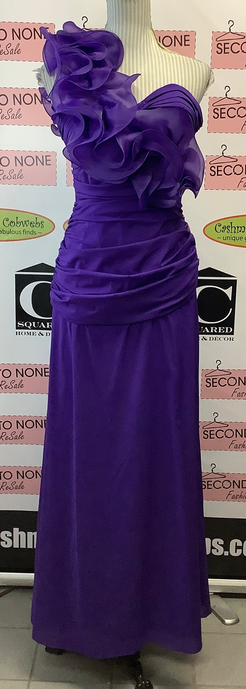 Purple Burst Gown (Size L)