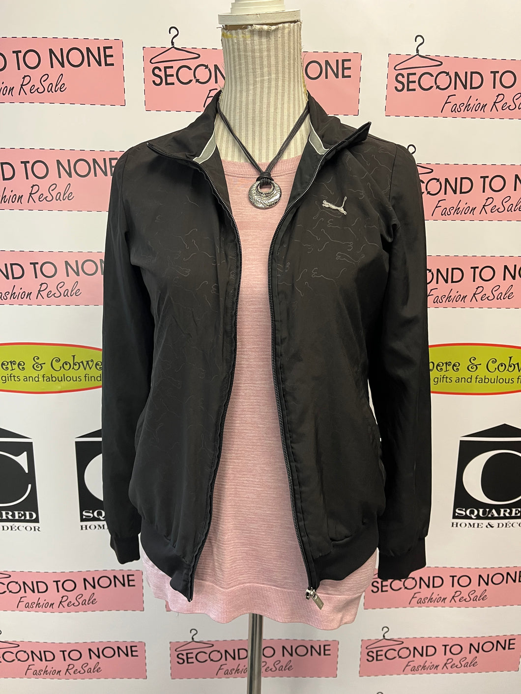 Puma Monochrome Logo Jacket (Size XS)