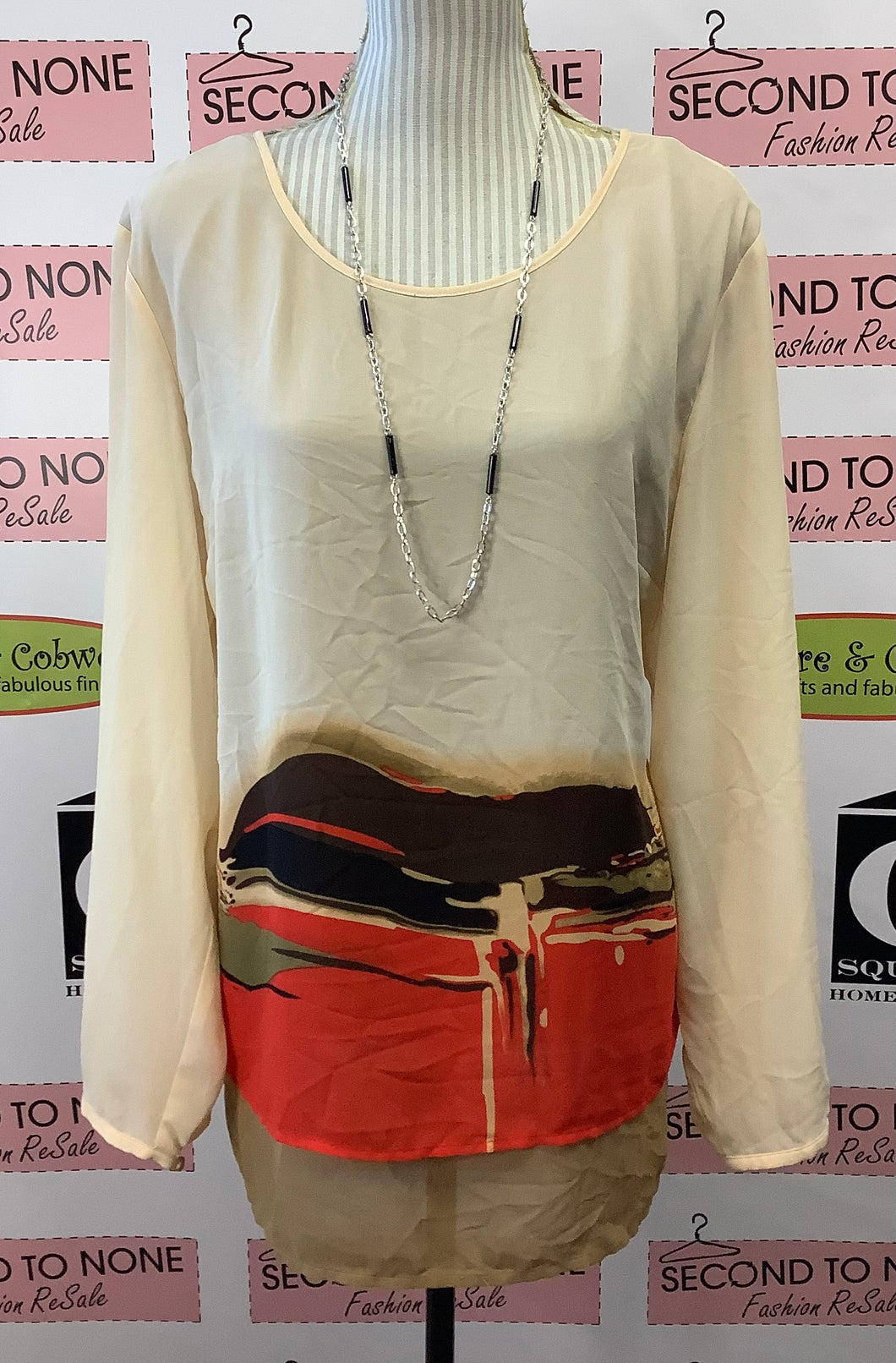 Tribal Paint Flow Blouse (XL)