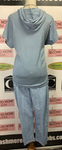 Cargar imagen en el visor de la galería, La Madona 2 PC Blue Sequin Pant Set (Size L)
