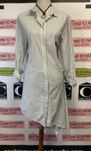 Cargar imagen en el visor de la galería, Weekday Asymmetrical Striped Tunic (Size L)
