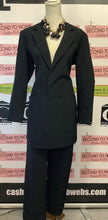Cargar imagen en el visor de la galería, Comrags 2 PC Black Pant Suit Set (Size L)
