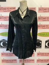 Cargar imagen en el visor de la galería, Compliments Sheer Black Blouse (Size 8)
