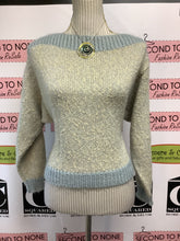 Cargar imagen en el visor de la galería, Winter Blues Knit Sweater (Size S/M)
