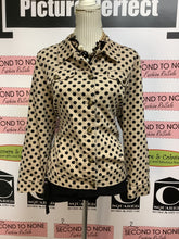 Cargar imagen en el visor de la galería, Christopher and Banks Tan Polka Dot Jacket (Size M)
