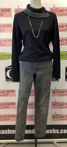 Metallic Ball Jeans (Size 31)