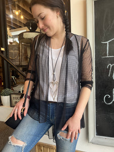 Sheer Hi-Low Cover-Up (Made in Canada)