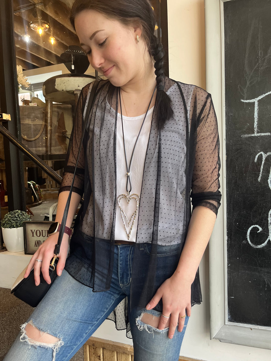 Sheer Hi-Low Cover-Up (Made in Canada)