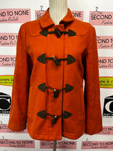 Charger l'image dans la galerie, GAP Orange Wool Toggle Button Coat (Size M)
