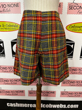 Load image into Gallery viewer, Handmade Plaid Wool Shorts (27” Waist)
