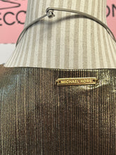 Load image into Gallery viewer, NWT Michael Kors Gold Shimmer Top (Size S)
