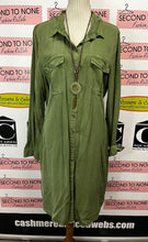 Charger l'image dans la galerie, NWT Parasuco Green Shirt Dress (Size XL)
