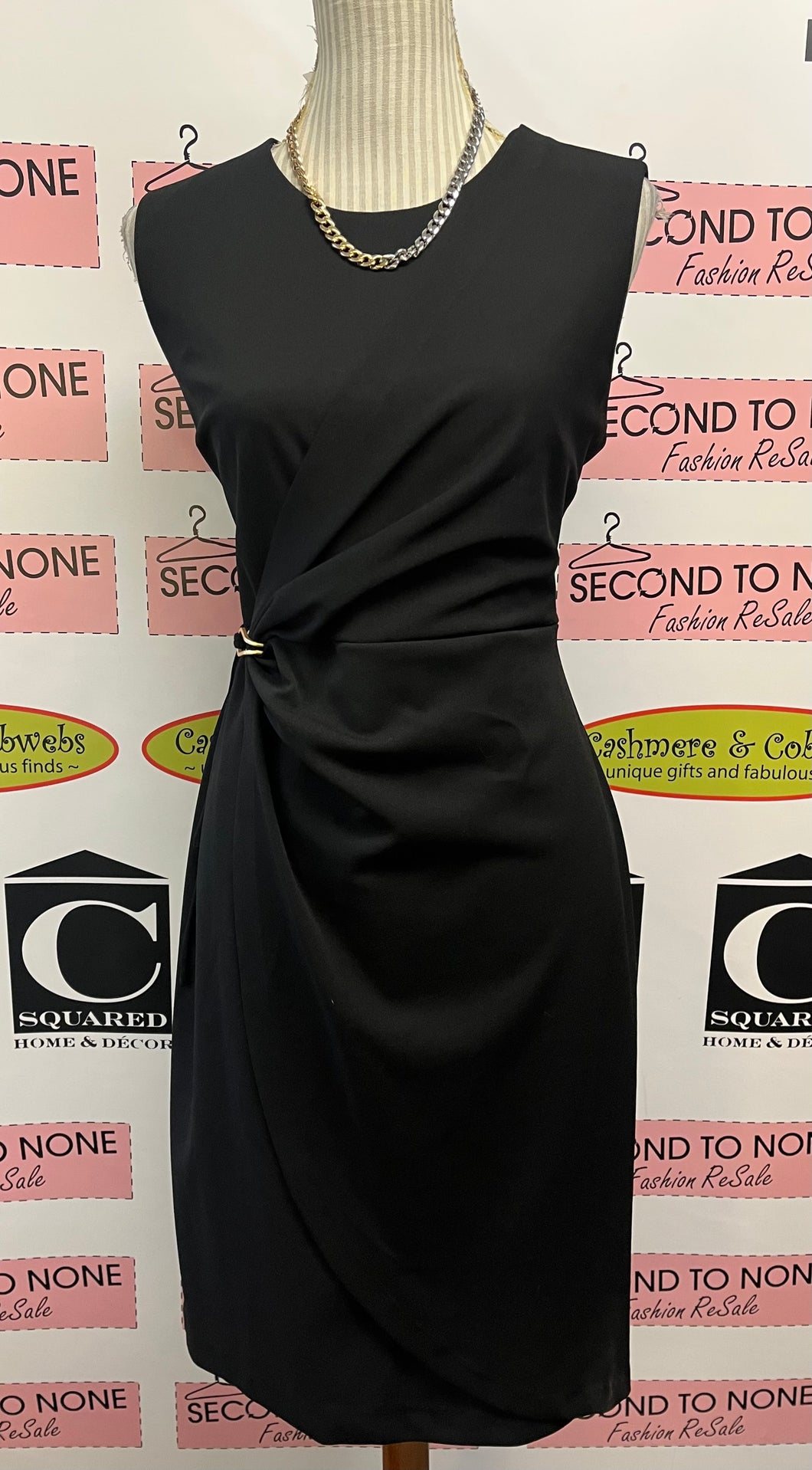 Calvin Klein Little Black Dress (Size 12)