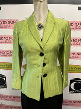 Load image into Gallery viewer, Précis Petite Green &amp; Black Dress &amp; Jacket Set (Size 10)
