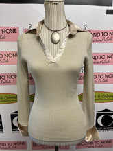 Load image into Gallery viewer, Champagne Sparkle Knit Top (Size S)
