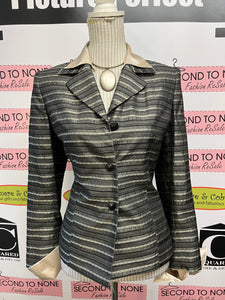 Metallic Embroidered Jacket (Size 8P)