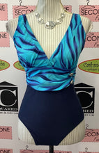 Load image into Gallery viewer, Christina Ocean Wave Swimsuit (Size 10)
