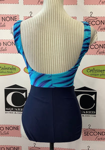 Christina Ocean Wave Swimsuit (Size 10)