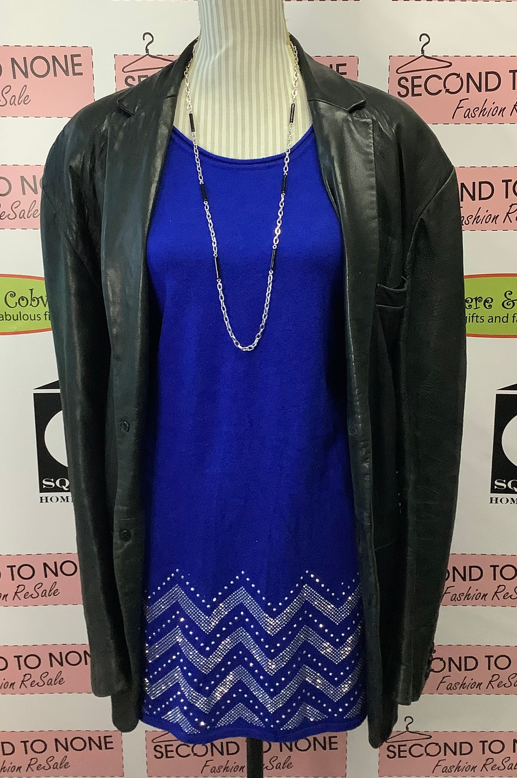 Claiborne Lamb Leather Jacket (Size L)