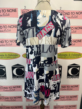 Load image into Gallery viewer, Magazine-Print Fashion Collage Tunic
