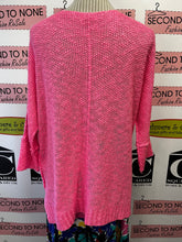 Charger l'image dans la galerie, Slouchy Pink Open Knit Sweater (Size M/L)
