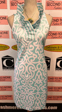 Load image into Gallery viewer, Gretchen Scott Teal &amp; White Printed Dress (Size S)
