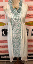 Load image into Gallery viewer, Gretchen Scott Teal &amp; White Printed Dress (Size S)
