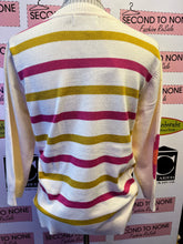 Load image into Gallery viewer, Daisy &amp; Stripes 100% Cotton Sweater
