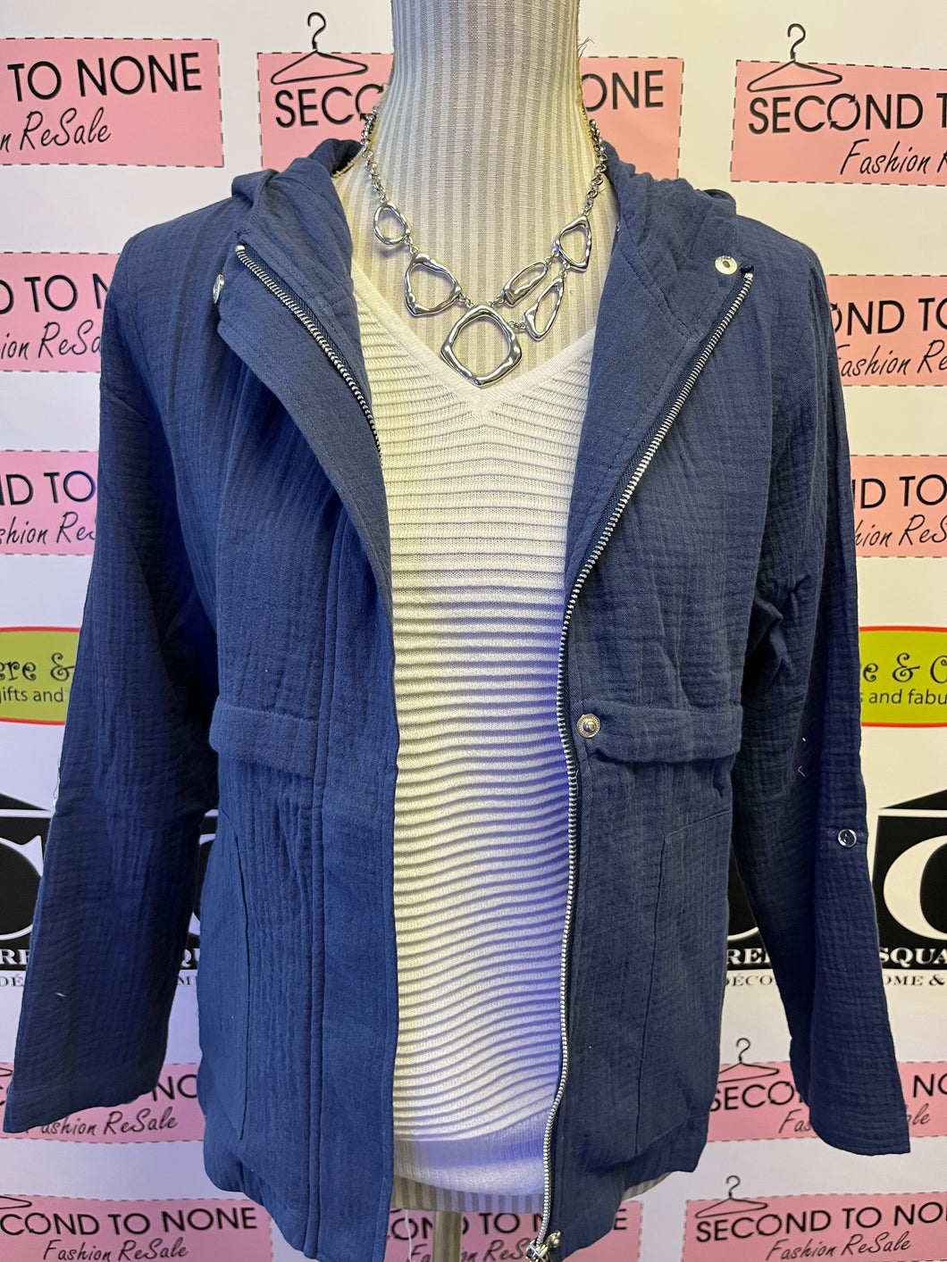 100% Cotton Hooded Jacket (Only 1 XXL Left!)