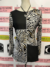 Load image into Gallery viewer, Animal Print Block Top
