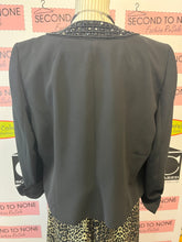 Load image into Gallery viewer, Beaded Collar Shorter Jacket (Size 12P)
