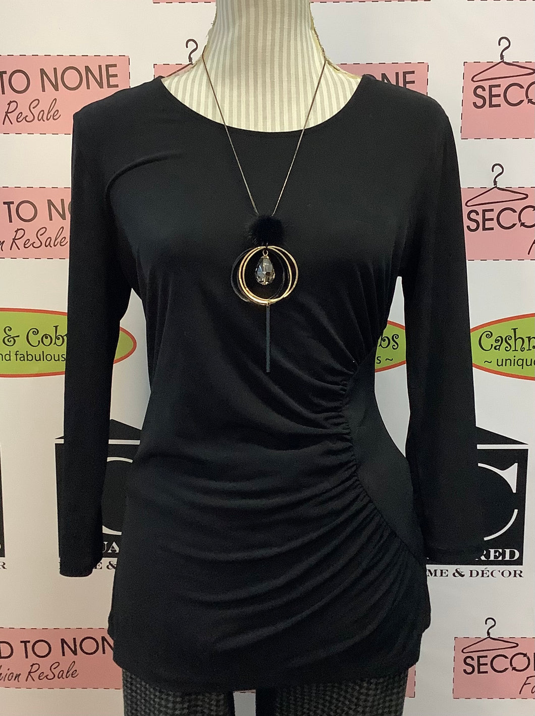 Sunburst Ruched Top (Size M)