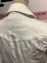 Cargar imagen en el visor de la galería, *AS IS- Guess White Denim Jacket (Size L)

