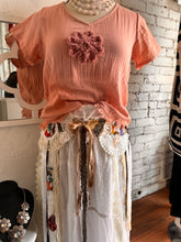 Load image into Gallery viewer, Upcycled Fabric &amp; Ribbons Belt Overlay (Harry Potter)
