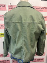 Cargar imagen en el visor de la galería, Sage Green Denim Jacket (Size L)

