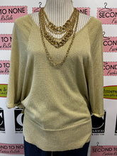 Load image into Gallery viewer, Golden Batwing Blouse (Size M)
