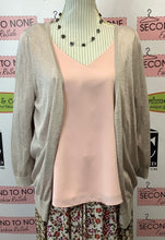 Load image into Gallery viewer, Rose Gold Glitter Cardigan (Size L)
