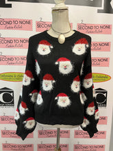 Load image into Gallery viewer, Sparkly Santa Christmas Sweater

