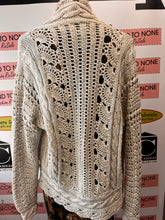 Cargar imagen en el visor de la galería, Linen/Cotton Crochet Cardigan (Size M)
