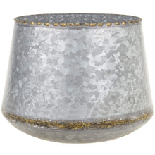 Load image into Gallery viewer, Galvanized Metal Planter
