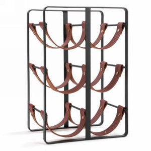 Metal 6-Bottle Wine Rack