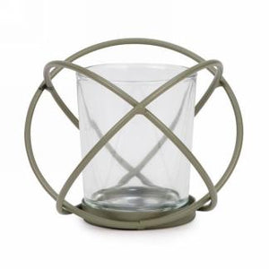 Metal Sphere Votive Holder