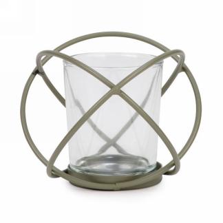 Metal Sphere Votive Holder