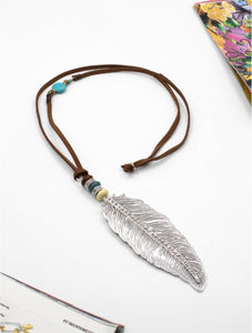 Long Feather Necklace (Restocked!)