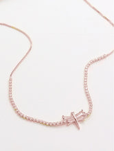 Load image into Gallery viewer, Rhinestone Necklace with Dragonfly (2 Colors)
