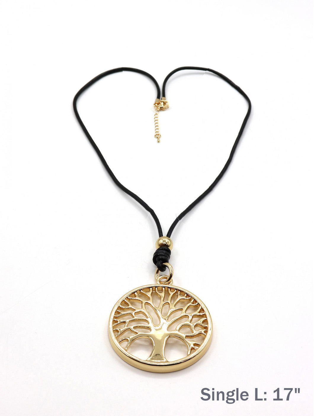 Gold Tree Rope Necklace