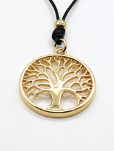 Load image into Gallery viewer, Gold Tree Rope Necklace
