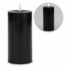 Load image into Gallery viewer, LED Black Pillar Candle (2 Sizes Left!)
